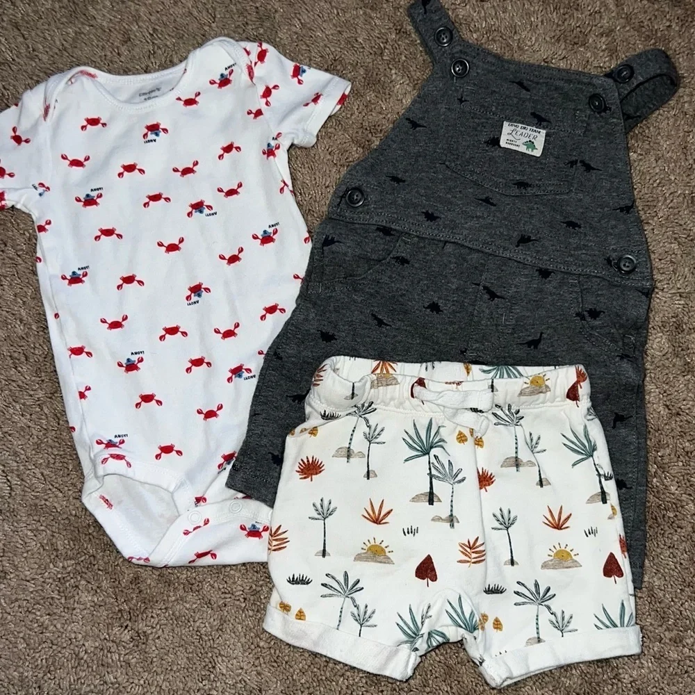 Carter’s and Little Co. Baby Boy Summer Bundle Size 18-24 Months